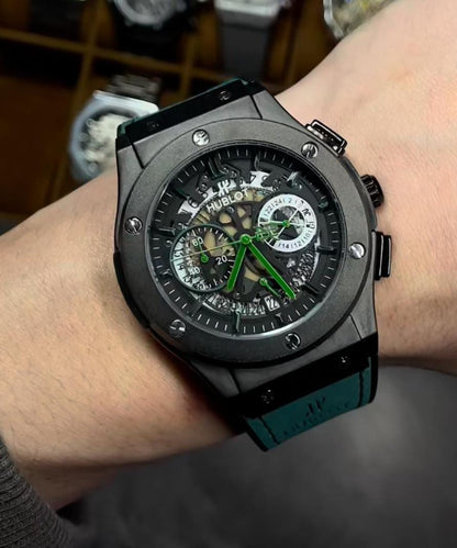 Hublot Classic Fusion Chronograph – Green Skeleton Dial